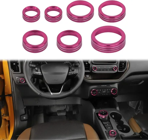 Vista 14 de JWWY Pomo para interruptor de faros delanteros de aire acondicionado, tracción 4WD, cubierta de perilla para interruptor de engranajes para Ford