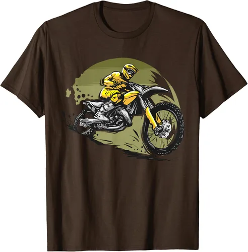 Vista 8 de Camiseta de motocross Supermotard Enduro, Negro, S