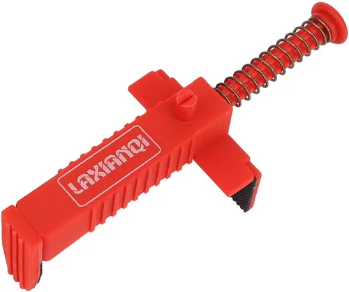 Vista 8 de Herramientas de fontanero de revestimiento de ladrillo 2PCS Herramienta de medición de nivelación de ladrillos para construcción de edificios (rojo)