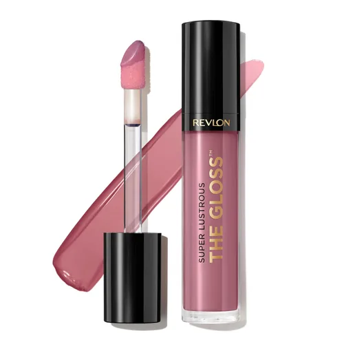 Vista 28 de Revlon - Brillo de labios, Super Lustrous The Gloss, no es pegajoso, acabado de alto brillo 200 Crystal Clear