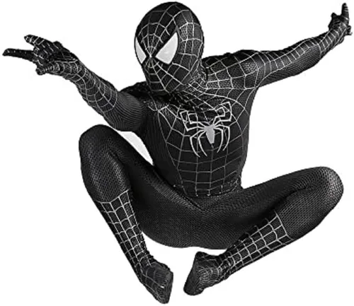 Vista 2 de Disfraz de Halloween de elastano, traje completo transpirable para adultosniños Zentai