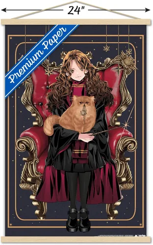 Vista 3 de Trends International The Wizarding World: Harry Potter - Póster de la dinastía Hermione con marco magnético