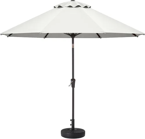 Vista 38 de ABCCANOPY 7.5FT Patio Umbrella Outdoor 6 RibsTable Umbrella(Brown)