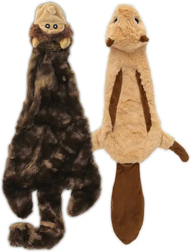 Vista 30 de Best Pet Supplies Juguetes chirriantes para perros con tela suave y duradera para mascotas pequeñas, medianas y grandes, juguete interactivo