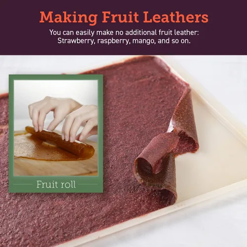 Vista 6 de COSORI Paquete de accesorios para deshidratadores de alimentos con pantallas de malla y hojas de rollo de frutas