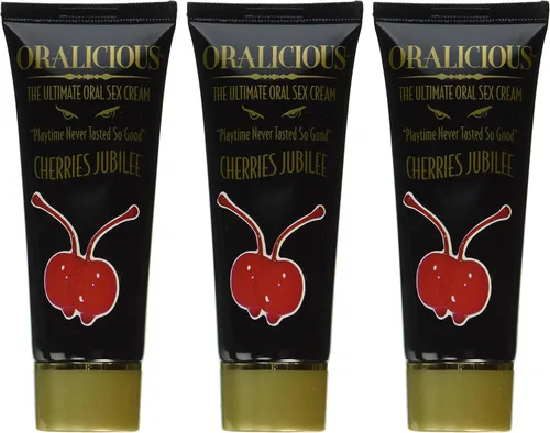 Vista 3 de Hott Products Oralicious Oral Sex Cream, 2oz., Cerezas Jubilee