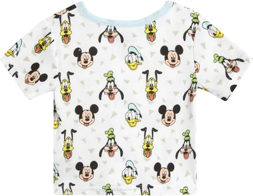 Vista 11 de Disney Conjunto de pantalones cortos para bebé, 2 piezas de Spiderman Mickey Mouse Cars Winnie the Pooh, conjunto corto de camisa corta (0-3M-24M)