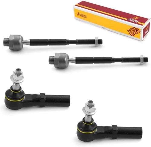 Vista 177 de Metrix Premium Chassis Parts - Kit de 4 piezas de extremos de barra de acoplamiento frontal exterior e interior compatible con Nissan Pathfinder