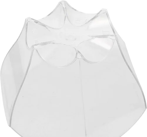 Vista 7 de BESTonZON Tazas de postre transparentes de 90 mltransparentes, 24 unidades, vasos pequeños de postre en forma de flor, tazones de mousse de helado