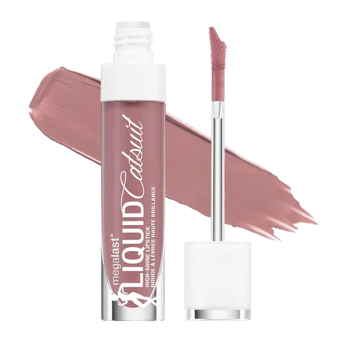Vista 29 de wet n wild Mega Last Catsuit High-Shine Liquid Lipstick Red Bad Girl's Club