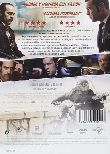 Vista 2 de Toro (2016) ( Bull ) NON-USA FORMAT, PAL, Reg.2 Import - Spain