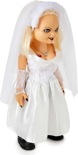 Vista 2 de Muñeca de Spirit Halloween de la novia de Chucky Tiffany, multicolor
