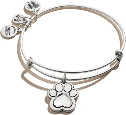 Vista 4 de Brazalete `huellas de amor` EWB, caridad por el diseño de Alex and Ani Dorado (Rafaelian Gold)