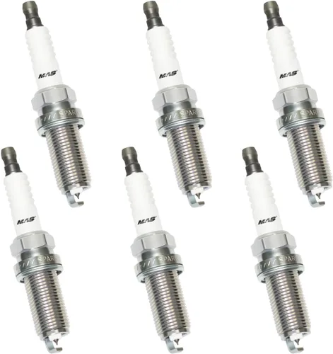 Vista 6 de MAS Juego de 6 bujías iridio compatibles con 4469 Chrysler Dodge Challenger Hyundai Jeep Cherokee Nissan Altima Toyota Reemplazo LFR5AIX11