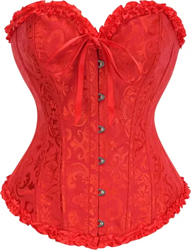 Vista 77 de SZIVYSHI Corsé para mujer, lencería moldeadora, body con cintura de encaje