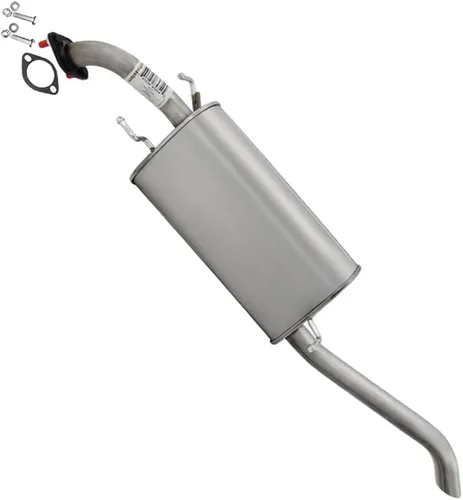 Vista 18 de Northeastern Exhaust Kit de sistema de escape de tubo delantero, resonador y silenciador de acero inoxidable compatible con Chevrolet Aveo5