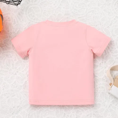 Vista 3 de AWIBMK Disfraz de esqueleto de calabaza para niñas pequeñas, camisa de esqueleto de calabaza, falda tutú, diadema, disfraz de Halloween para juego