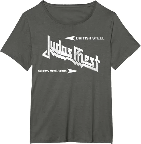 Vista 37 de Judas Priest Camiseta British Steel Negro