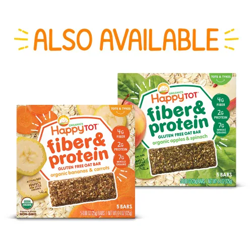 Vista 5 de Happy Tot Organics Stage 4 - Bolsas de comida para bebés, sin gluten
