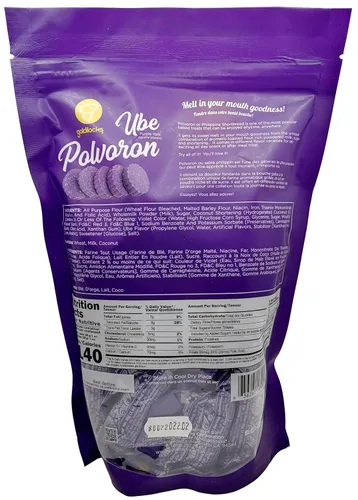 Vista 3 de Goldilocks Polvoron UBE 30 PCS 2 Bolsas