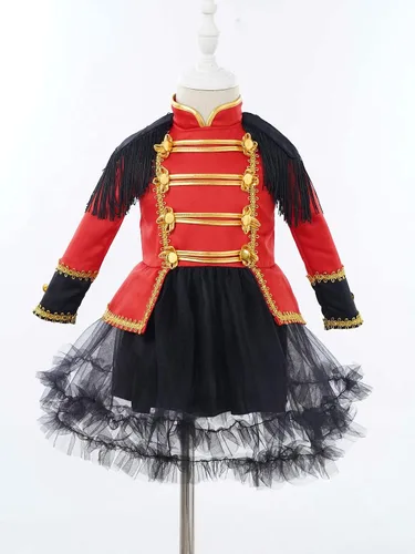Vista 3 de Aislor Disfraz de tutú de malla para bebés y niñas, para carnaval, para Halloween, fiesta de cumpleaños, baile