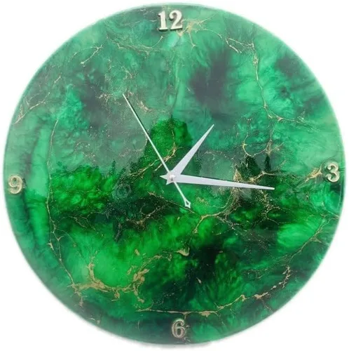 Vista 2 de epoxy handmade clock