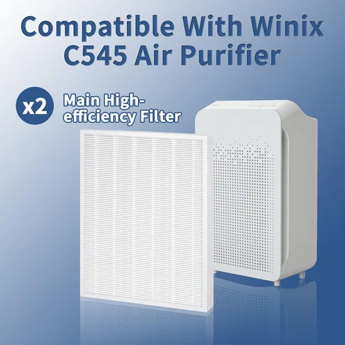 Vista 3 de Paquete de 2 filtros de repuesto C545 True HEPA S compatibles con repuesto para purificador de aire Winix C545, B151, P150, 9300 para filtro Winix S
