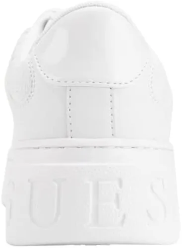 Vista 3 de GUESS US Cleva Logo - Tenis bajos para mujer, Wht Floral