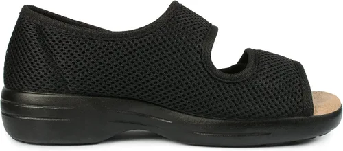Vista 3 de SCHAWOS Sandalias elásticas 06, para hombres y mujeres, ortopédicas, pies hinchados, para personas mayores