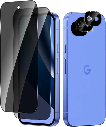 Vista 10 de Privacy Screen Protector for Samsung Galaxy Z Fold 8 Lens Protector [2+2] 9H Hardness Tempered Glass Protective Film + Camera Lens Protector
