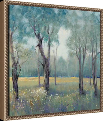 Vista 2 de Amanti Art Lienzo enmarcado para pared, 16 x 16 pulgadas, niebla matutina de Tim O'Toole, lienzo enmarcado para pared, obras de arte de paisajes