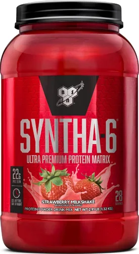 Vista 23 de BSN SYNTHA-6 - Proteína de suero en polvo, crema de piedra fría, sabor Remix de pastel de cumpleaños, caseína micelar, polvo aislado de proteína