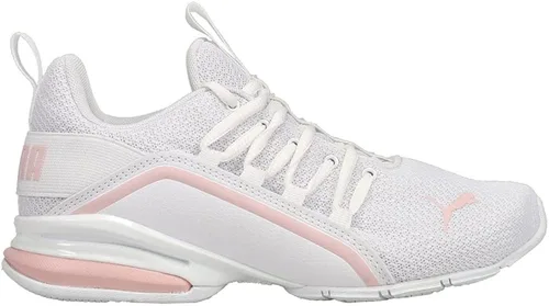 Vista 3 de PUMA Womens Axelion Metallic Wide Training Sneakers Athletic Shoes - White
