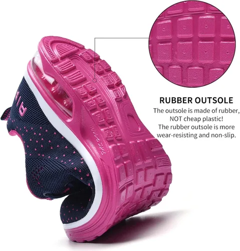 Vista 4 de AUPERF Zapatos de aire para mujer para caminar correr tenis deportes cómodos para gimnasio
