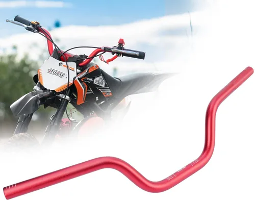Vista 8 de RUTU - Manillares de 7/8 pulgadas para moto de cross para niños de 49-70 cc, barra de mango resistente para 2 tiempos ATV Dirt Bike KX, scooter Negro