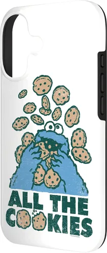 Vista 2 de Sesame Street Cookie Monster All The Cookies Case for iPhone 17