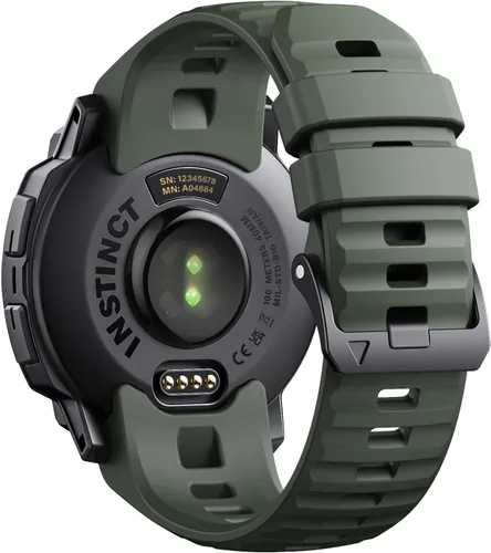 Vista 37 de NotoCity Correa de repuesto para Garmin Instinct, silicona suave, compatible con Garmin Instinct 2/Solar/Tactical(verde militar)