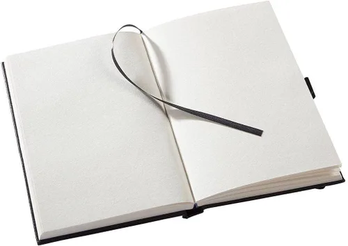 Vista 2 de KINGART Hardcover Sketchbook Journal – 5.5 x 8.5 Inch, 1-Pack – 80 Sheets (70 lb / 110 GSM), Heavyweight Acid-Free Blank Notebook with Elastic Band