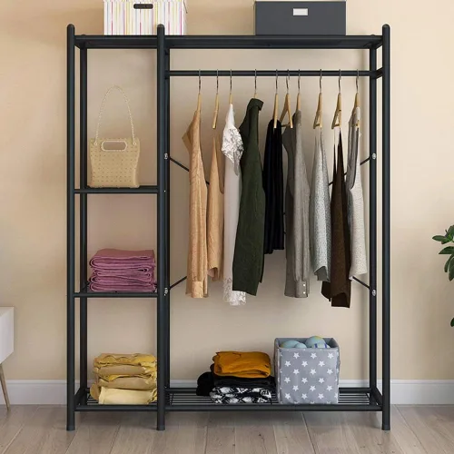 Vista 3 de Perchero de ropa de estilo nórdico, soporte de exhibición para colgar en la entrada, en el hogar y en el comercio