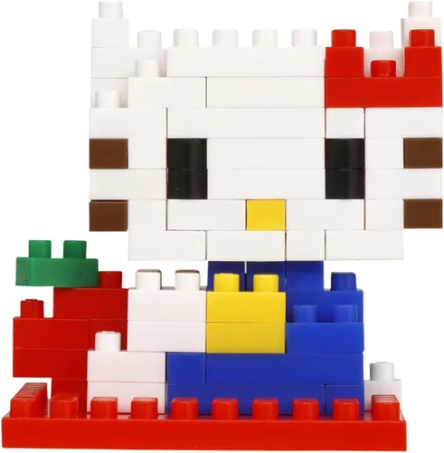 Vista 6 de Nanoblock - Sanrio - CinnamoRoll, kit de construcción de la serie de personajes