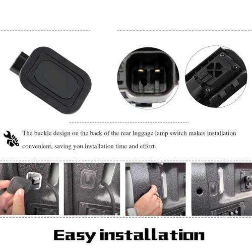 Vista 4 de FUSCH Nuevo Interruptor de Luz para Lámpara de Cama de Carga Trasera Compatible con Ford F150 2015-2023 Super Duty F250 F350 2017-2023 F450 F550