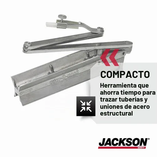 Vista 2 de Jackson Safety 14771, Curv-O-Mark # 1, marcador de contorno