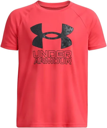 Vista 7 de Under Armour Camiseta de manga corta Tech Hybrid con estampado para niños