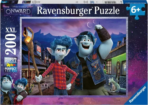 Vista 2 de Ravensburger 12932 Disney Onward - Rompecabezas de 200 piezas para niños, cada pieza es única, las piezas encajan perfectamente