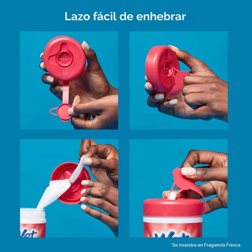 Vista 6 de Wet Ones Toallitas de mano antibacterianas, aroma fresco, el embalaje puede variar, blanco, 40 unidades Hand sanitizer wipes, Click-top canister
