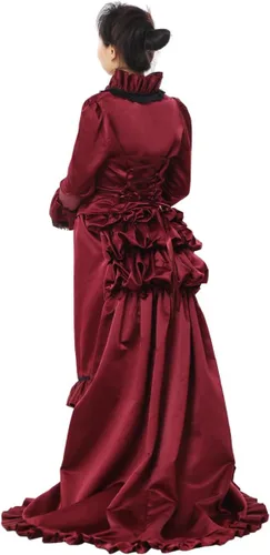 Vista 5 de COSDREAMER Vestido victoriano para mujer, disfraz de baile renacentista