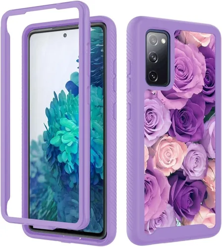 Vista 22 de Funda para teléfono Galaxy S20 FE 5G, funda de mariposa para Samsung Galaxy S20fe, funda resistente para Samsung S20 FE 5G/4G, funda protectora