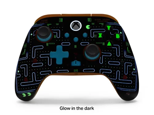 Vista 11 de PowerA Wireless Controller for Xbox Series XS - PAC-MAN SE, hall effect thumbsticks, low latency wireless, officially licensed, works with Xbox One