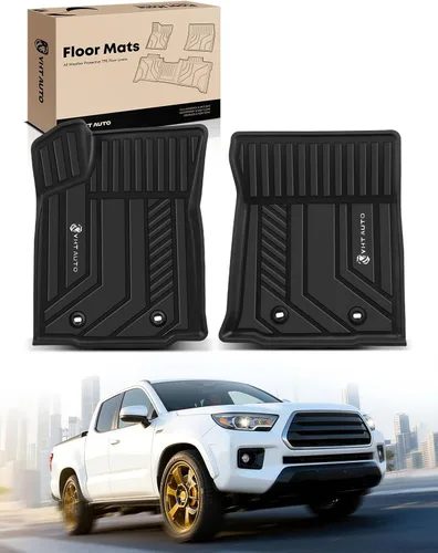 Vista 13 de YHTAUTO Alfombrillas automotrices para Toyota Tacoma 2016-2023 Access Cab