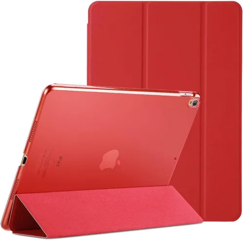 Vista 25 de ProCase Funda Inteligente para iPad Air de 10,5" 3ª Generación 2019 / iPad Pro 2017, Funda Delgada con Soporte con Parte Trasera Translúcida Negro
